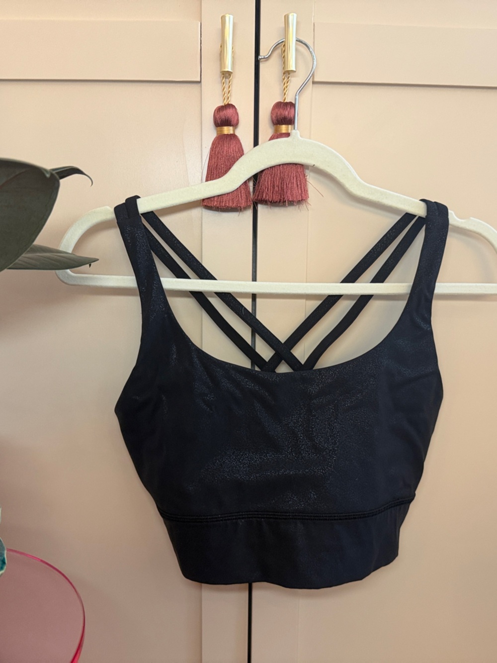 lululemon athletica Black Strappy Sports Bra